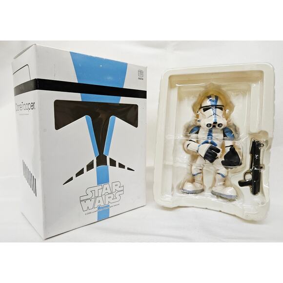 501st Clone Trooper Star Wars 2006 Sideshow Medicom Tomy 8" Vinyl Figure - Picture 1 of 1